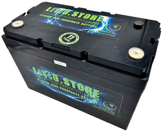 Batteria LiFePO4 12V 190Ah Serie PICCOLA Litio Store 200A BMS 2432Wh