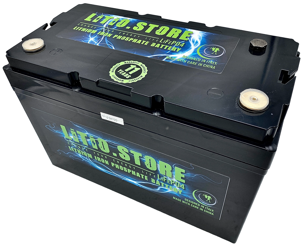 Batteria LiFePO4 12V 190Ah Litio Store 200A BMS 2432Wh Serie PICCOLA