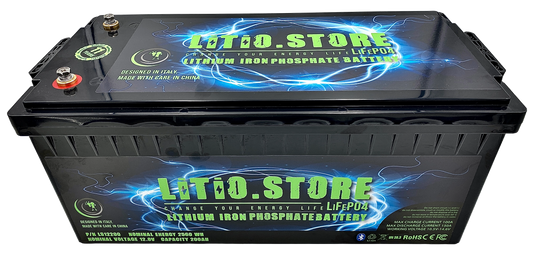 Batteria LiFePO4 24V 100Ah litio-ferro-fosfato 100A BMS 2560Wh Serie Classic