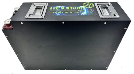 Batteria LiFePO4 12V 200Ah Litio Store LFP 200A BMS 2560Wh - Box in Metallo - Serie Ultraslim