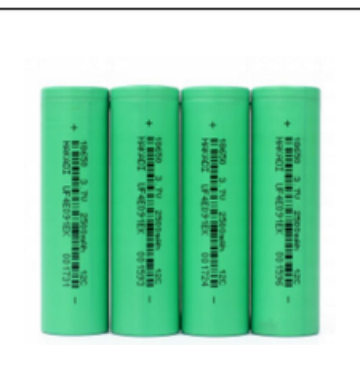 Celle Li-Ion 3.7V 2500mAh max 30A scarica 18650 D2500 HAKADI originali ioni di litio