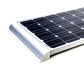 Supporto spoiler per pannello solare in alluminio anodizzato argento 50 cm HSA50 per camper e barche