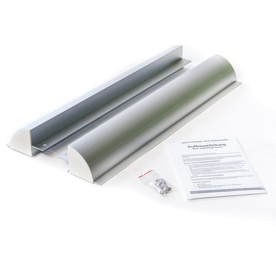 Supporto spoiler per pannello solare in alluminio anodizzato argento 68 cm HSA68/W per camper e barche