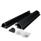 Supporto spoiler per pannello solare in alluminio e acciaio inox nero 55 cm HSA+ 55/S per camper e barche