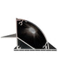 Supporto spoiler per pannello solare in alluminio e acciaio inox nero 55 cm HSA+ 55/S per camper e barche