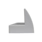 Supporto spoiler per pannello solare in plastica ASA bianco 18 cm per camper, caravan e barche (2 pezzi)