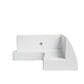 Supporto angolare per pannello solare in plastica ASA bianco 10,7 cm per camper, caravan e barche
