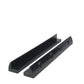 Supporti spoiler per pannello solare in plastica ASA nera 43 cm per camper e veicoli (2 pz)