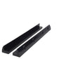 Supporto spoiler per pannello solare in ASA nero 53 cm set da 2 per camper, van e barche