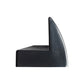 Supporto spoiler per pannello solare in plastica ASA nera 67 cm per camper e barche