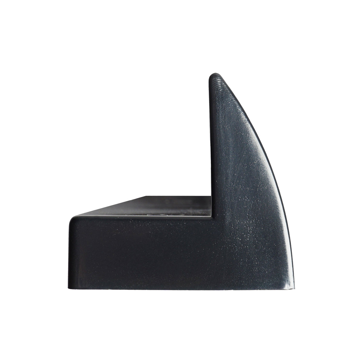 Supporto spoiler per pannello solare in plastica ASA nera 67 cm per camper e barche