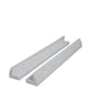 Supporto spoiler per pannello solare in plastica ASA bianco 43 cm per camper, caravan e barche (2 pezzi)