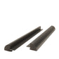 Supporto per pannello solare in alluminio nero 55 cm per cornice da 30 mm, per camper e tetti di veicoli