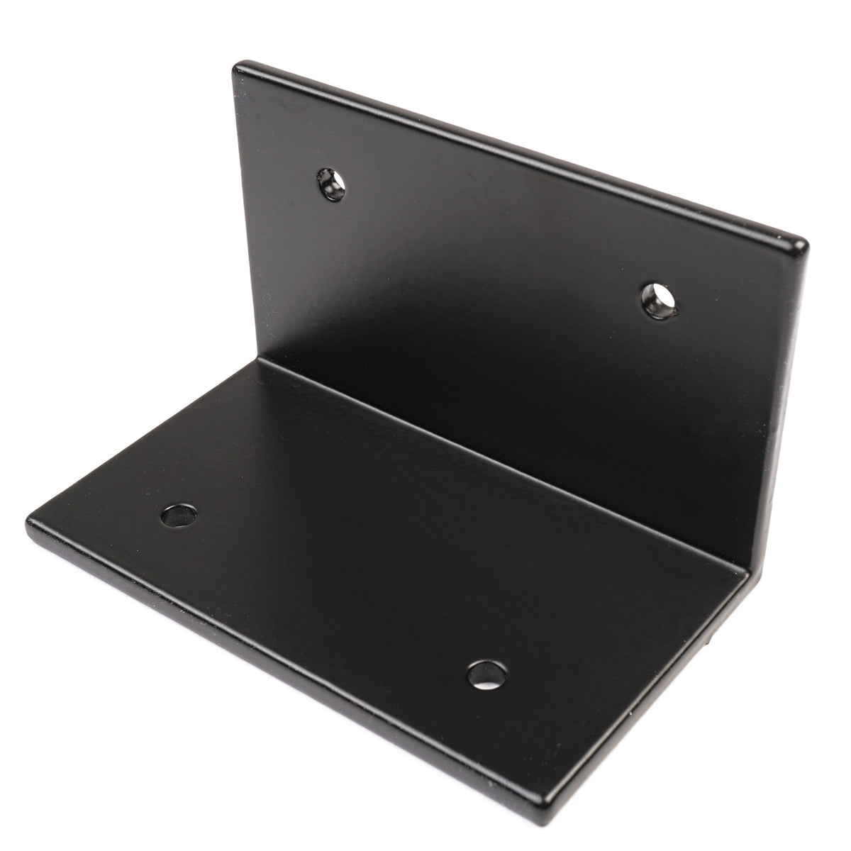 Staffe a L per pannello solare in alluminio nero 100 mm HSP100 per parete, tetto e camper (4 pz)