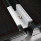 Supporto centrale di estensione per pannello solare in alluminio 15-45° fino a 114 cm HST120V per HST120