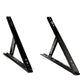 Supporto inclinabile per pannello solare in alluminio nero 15-45° fino a 114 cm HST120 per tetto piano e balcone