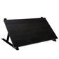 Supporto inclinabile per pannello solare in alluminio nero 15-45° fino a 114 cm HST120 per tetto piano e balcone