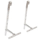 Supporto da balcone per pannello solare in alluminio argento inclinabile BKW-H
