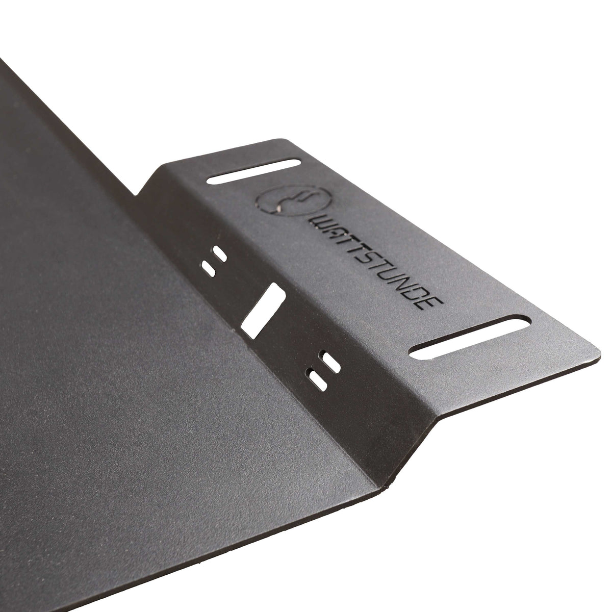 Piastra di supporto in alluminio nero per pannelli solari flessibili su VW California T5/T6/T6.1