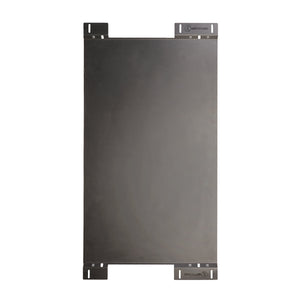 Piastra di supporto in alluminio nero per pannelli solari flessibili su VW California T5/T6/T6.1
