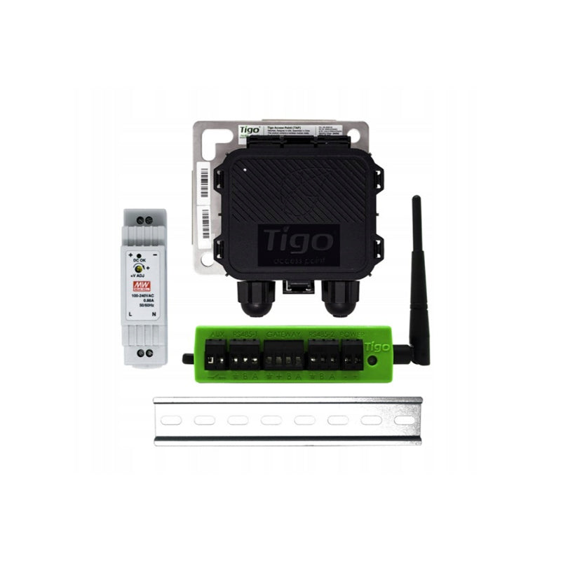 Kit Monitoraggio Tigo Cloud Connect Advanced 344-00000-52 con TAP e Alimentatore DIN