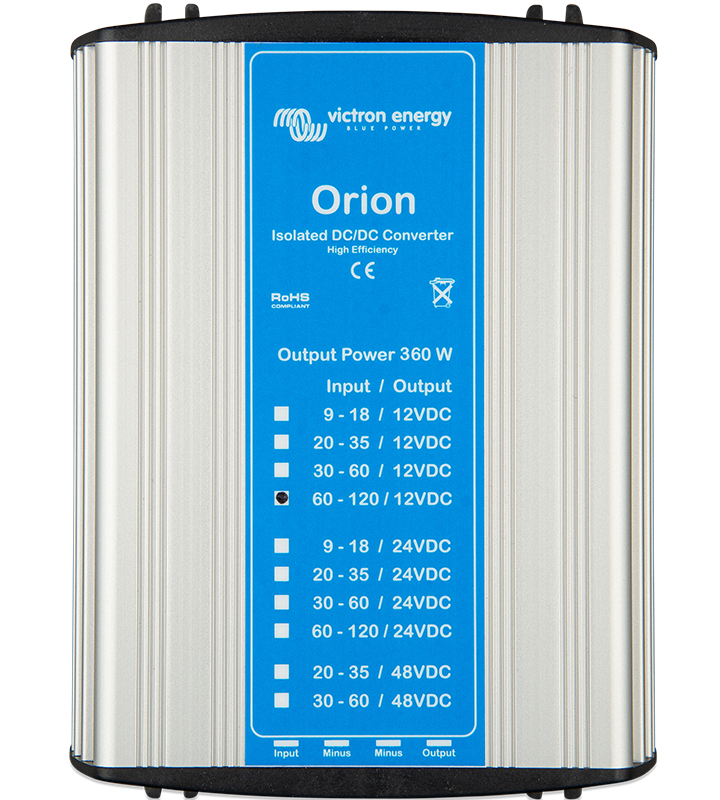 Victron Energy Orion 110/12-30A isolato convertitore DC-DC 110V-12V 360W