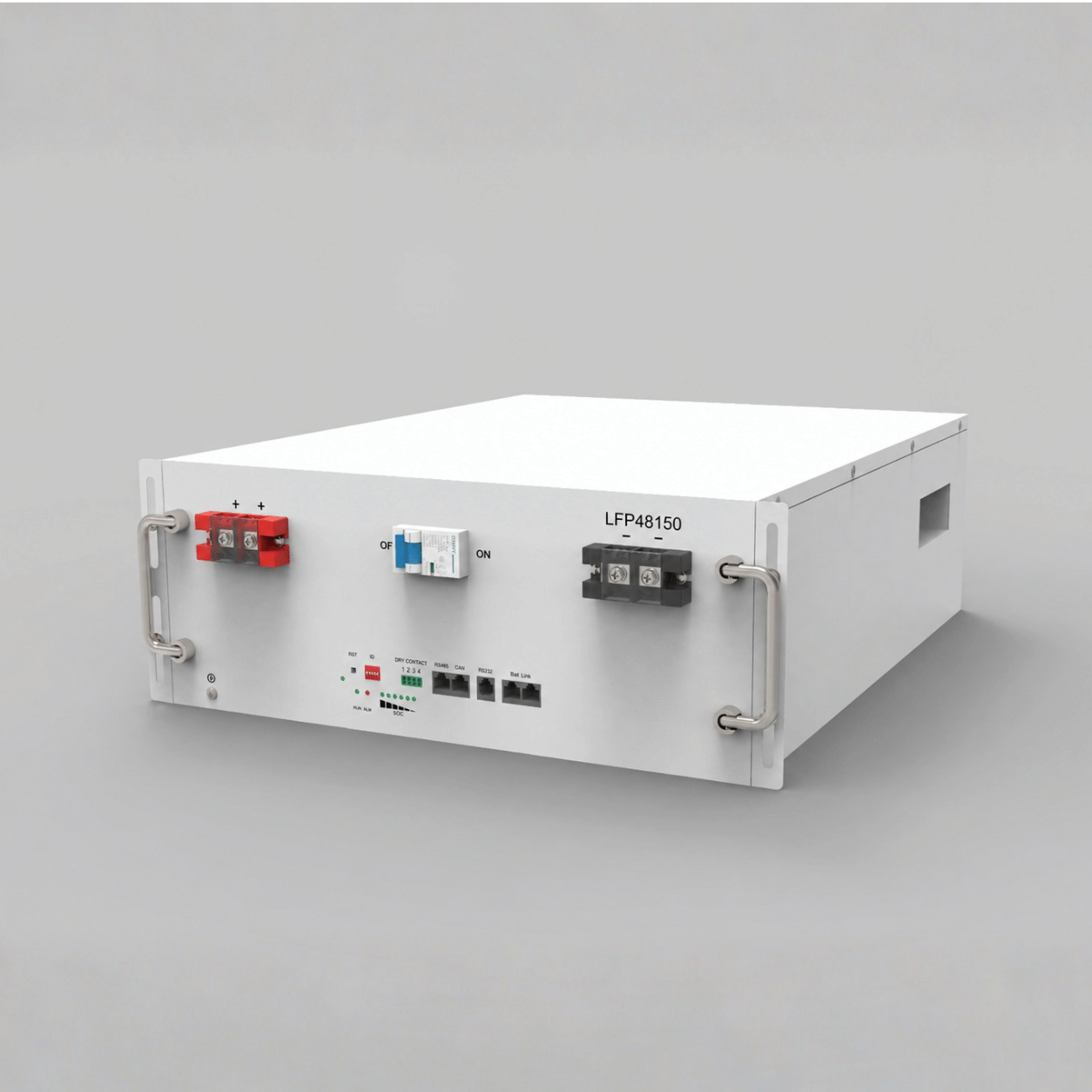 UPS LiFePO4 384V 100Ah 148.8KW/60min batteria al litio ad alta potenza rack 19" Sistema multiprotezione