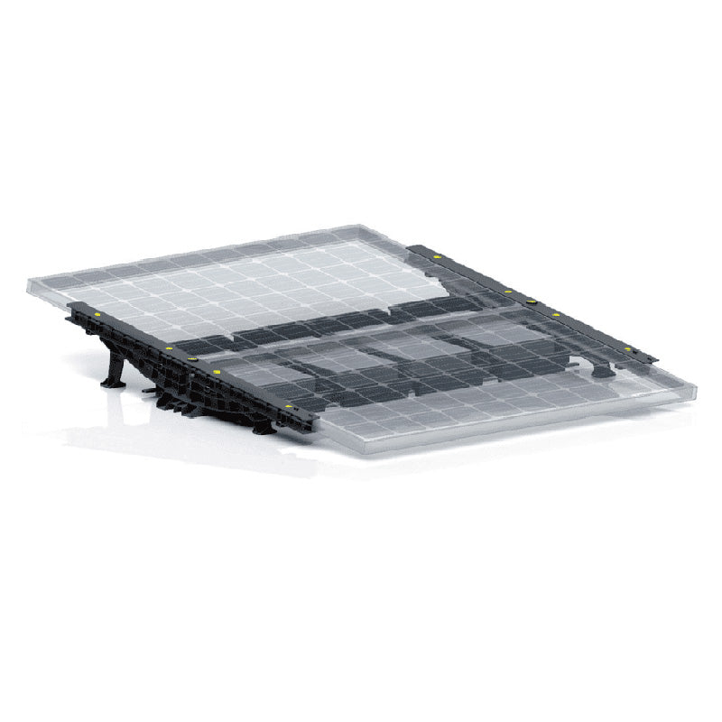 Kit di Fissaggio Sophia Hard per 2 Pannelli Fotovoltaici a Zavorra (Tetto Piano)