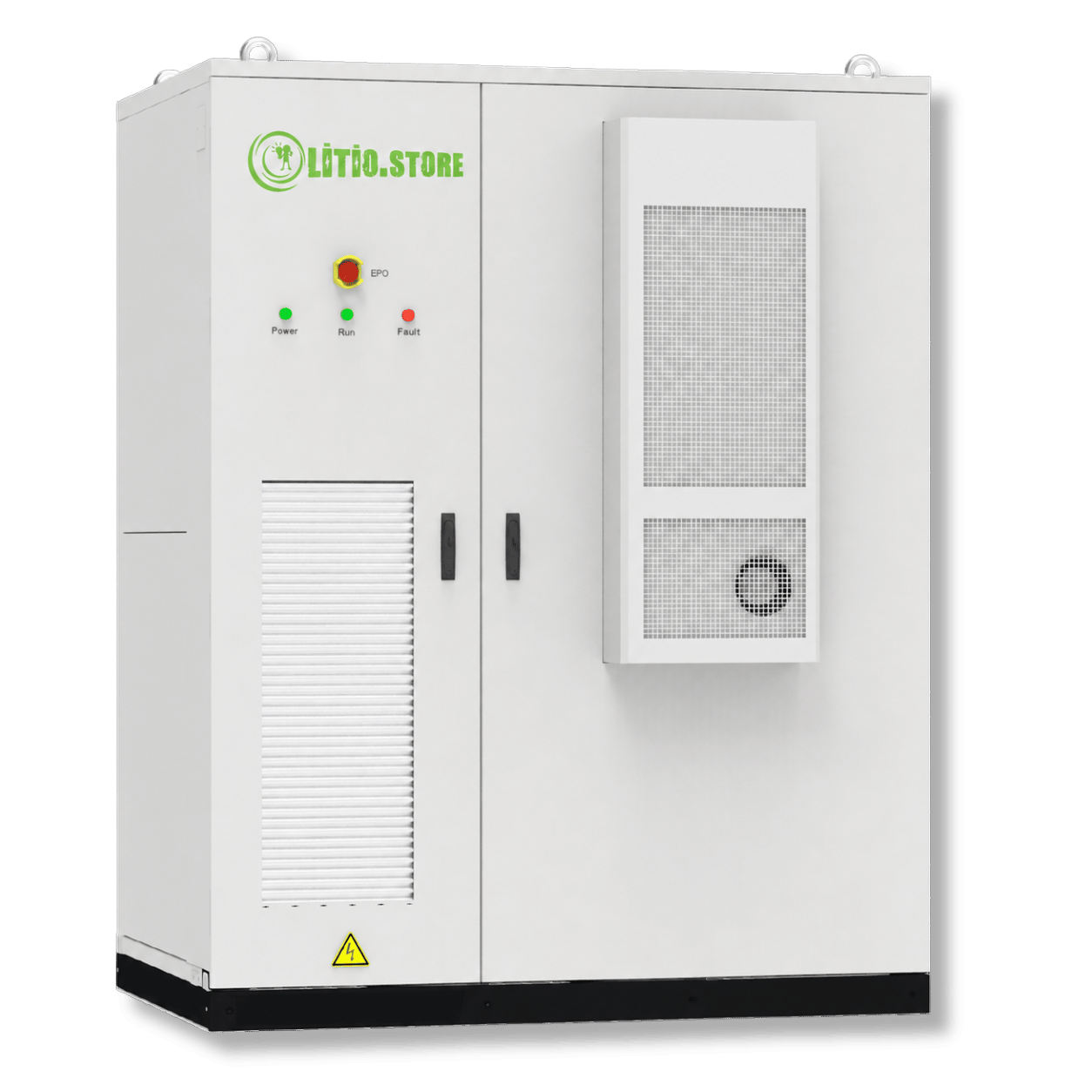 All-In-One Batteria 225kWh Inverter 125kW Trifase Solis Sistema BESS IP54 con Estintore Interno per accumulo industriale Off-Grid LS-BESS225125