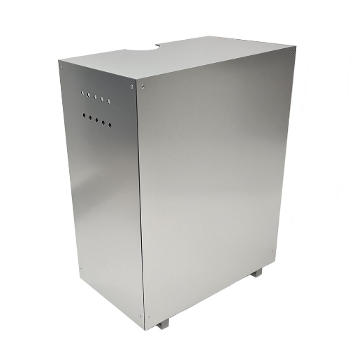 Armadio Batterie per 2 Pytes E-BOX 48100R Effetto Acciaio