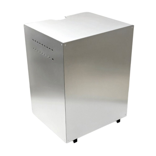 Armadio Batterie per 3 Pytes E-BOX 48100R Effetto Acciaio