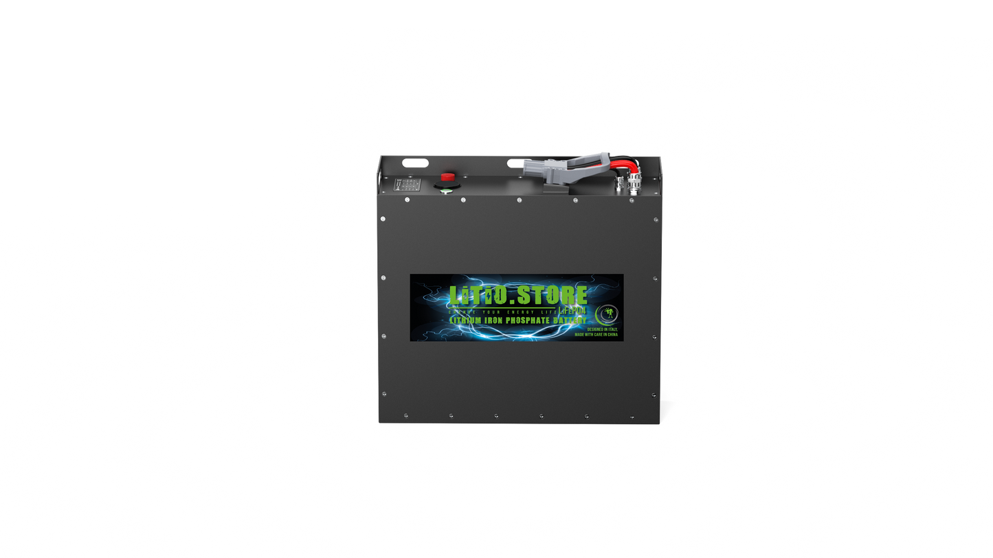 24V 210Ah LiFePO4 Batterie pour Chariot Élévateur 420A BMS 5376Wh 4G Série Chariot Élévateur Lithium Store