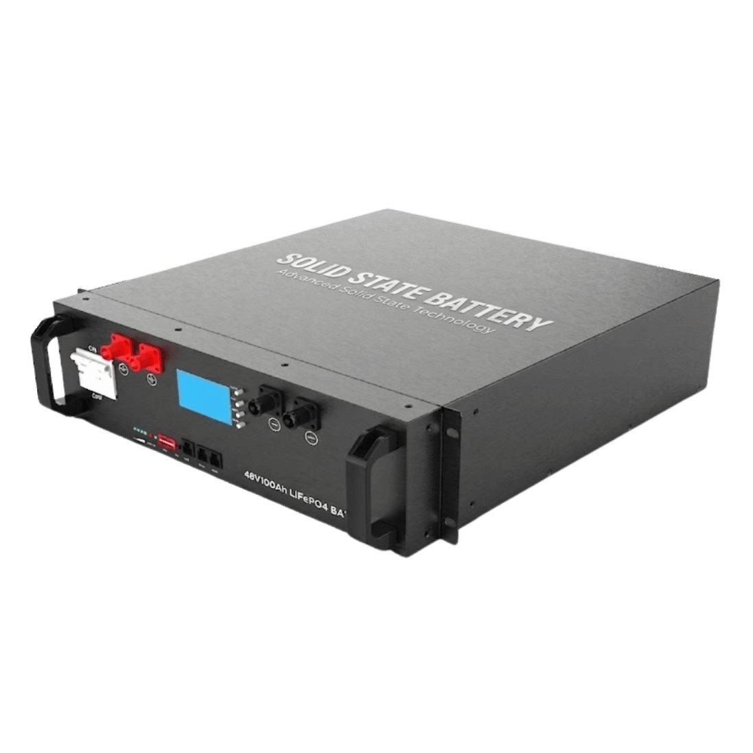 Batteria Litio GEL 48V 100Ah 3U rack LiFePO4 Stato Solido 5120Wh Riscaldata LSS481003U1 Litio Store