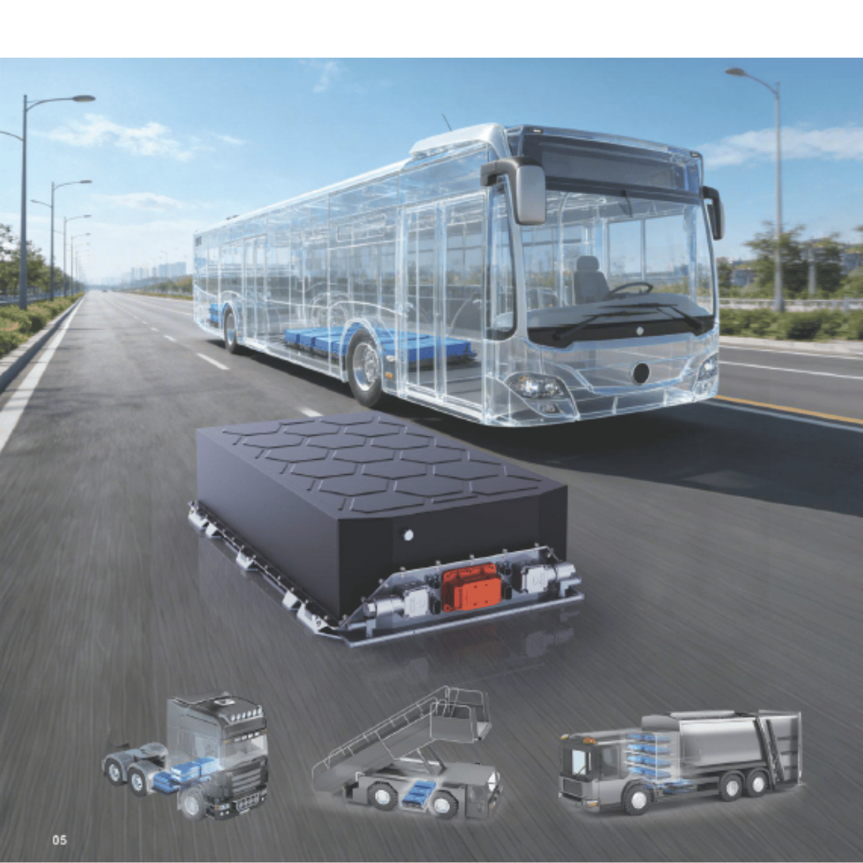 Batteria LiFePO4 614.4V 315Ah 193.5kWh per Camion Autobus Elettrici – 2S 3P personalizzabile litio ferro fosfato