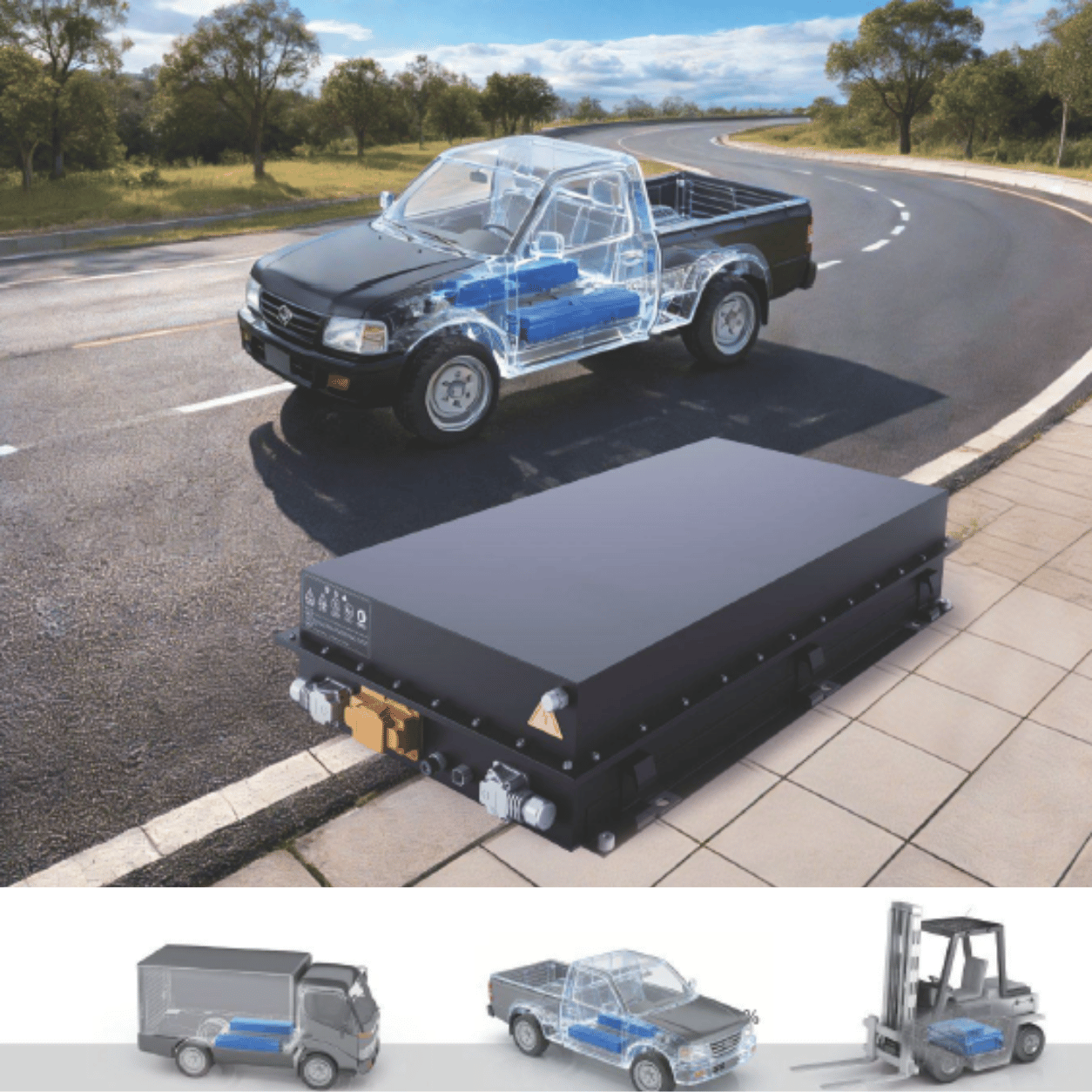 Batteria LiFePO4 704V 40Ah 28kWh per Auto Veicoli Elettrici OEM – CTS70440 personalizzabile litio ferro fosfato