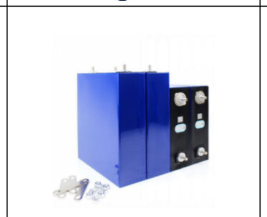 Celle LiFePO4 3.2V 230Ah max 3C scarica 3.2V 230Ah CALB originali litio ferro fosfato
