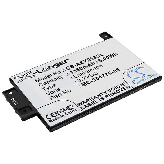 Batteria Li-ion 3.7V 1600mAh - CS-AEY210SL