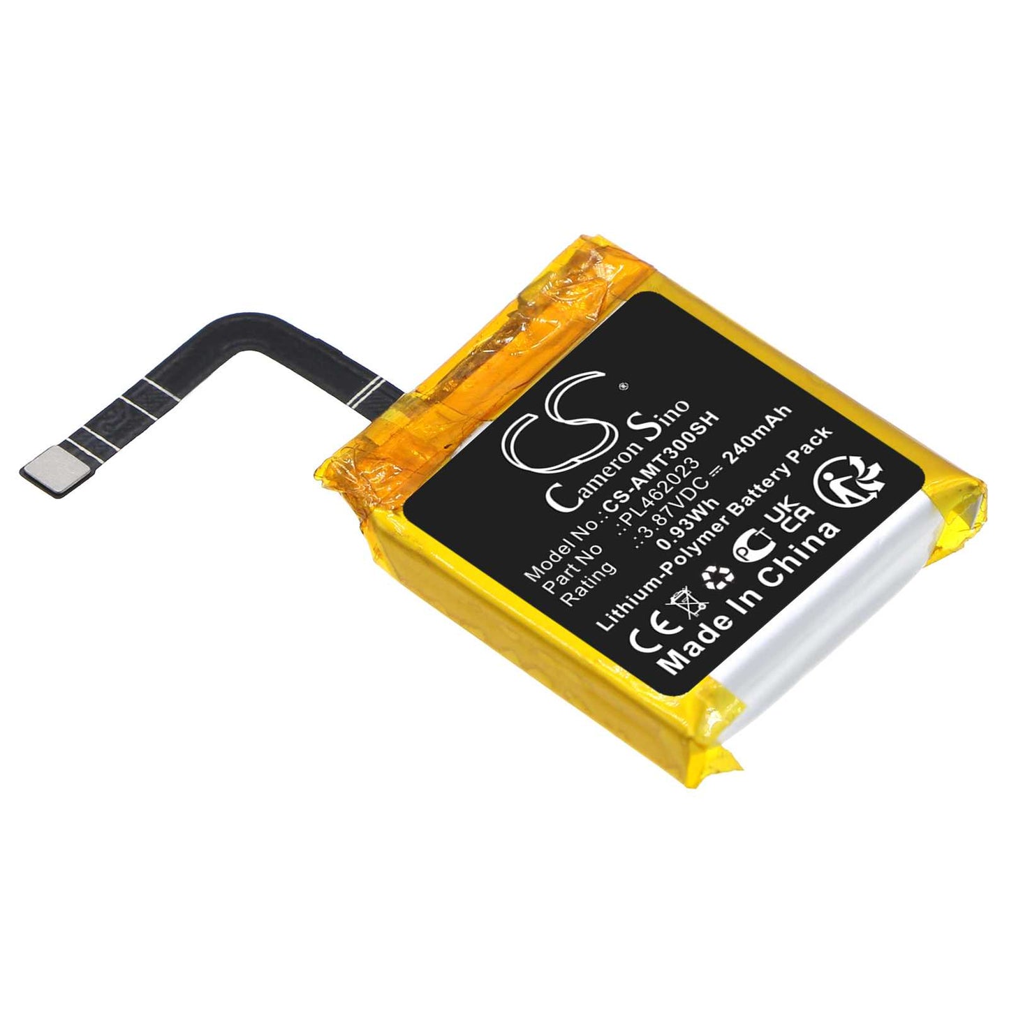 Batteria Li-Polymer 3.85V 240mAh - CS-AMT100SH
