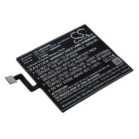 Batteria Li-Polymer 3.8V 3250mAh - CS-AUZ370SL