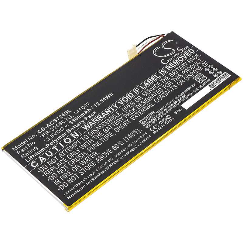Batteria Li-Polymer 3.85V 4550mAh - CS-AUZ582SL