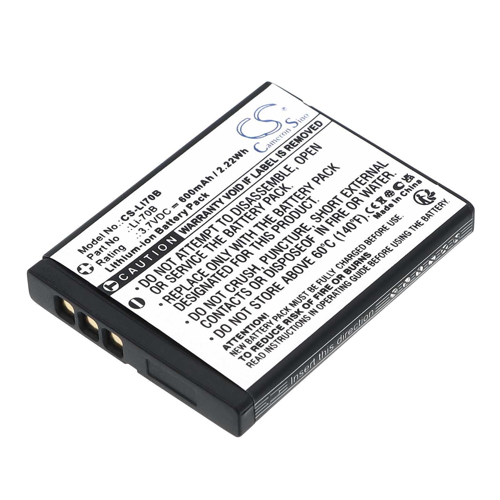 Batteria Li-ion 7.4V 850mAh - CS-BLD10MC