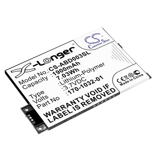 Batteria Li-ion 3.7V 1250mAh - CS-BNR005SL