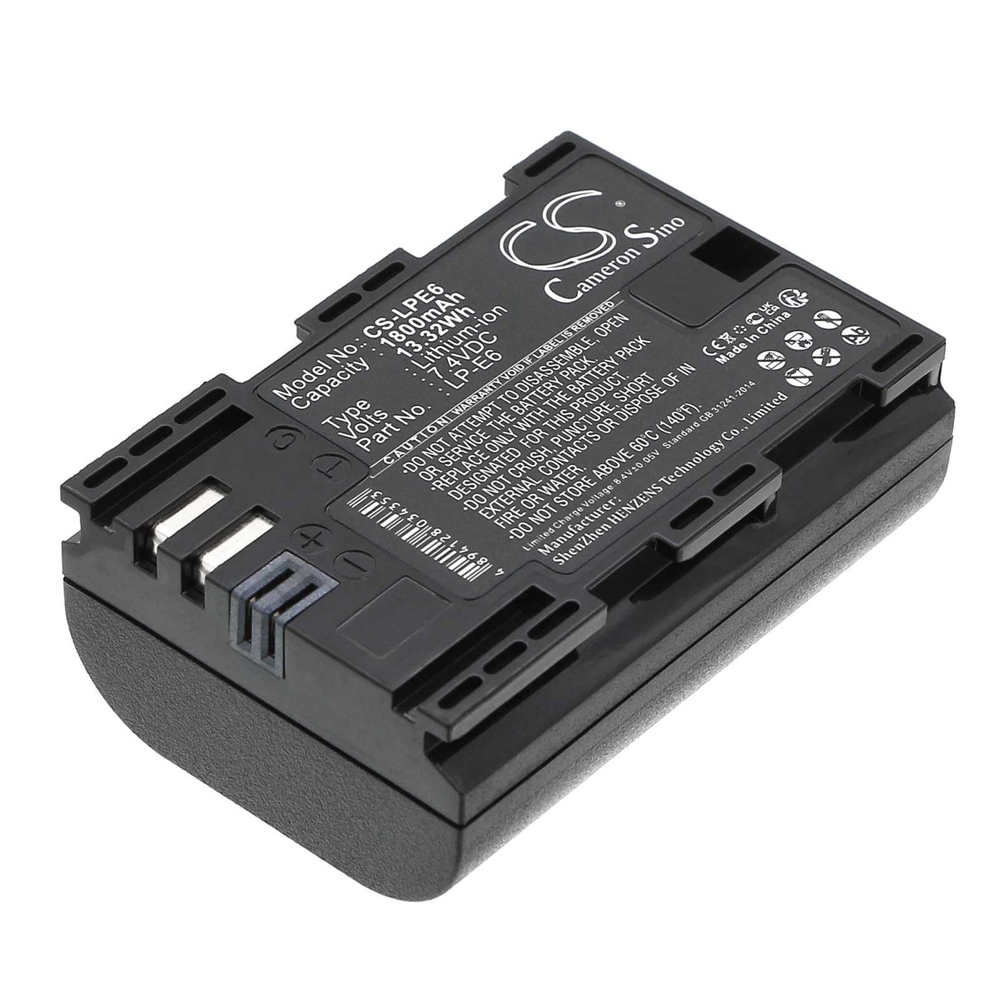 Batteria Li-ion 7.4V 850mAh - CS-BP1310