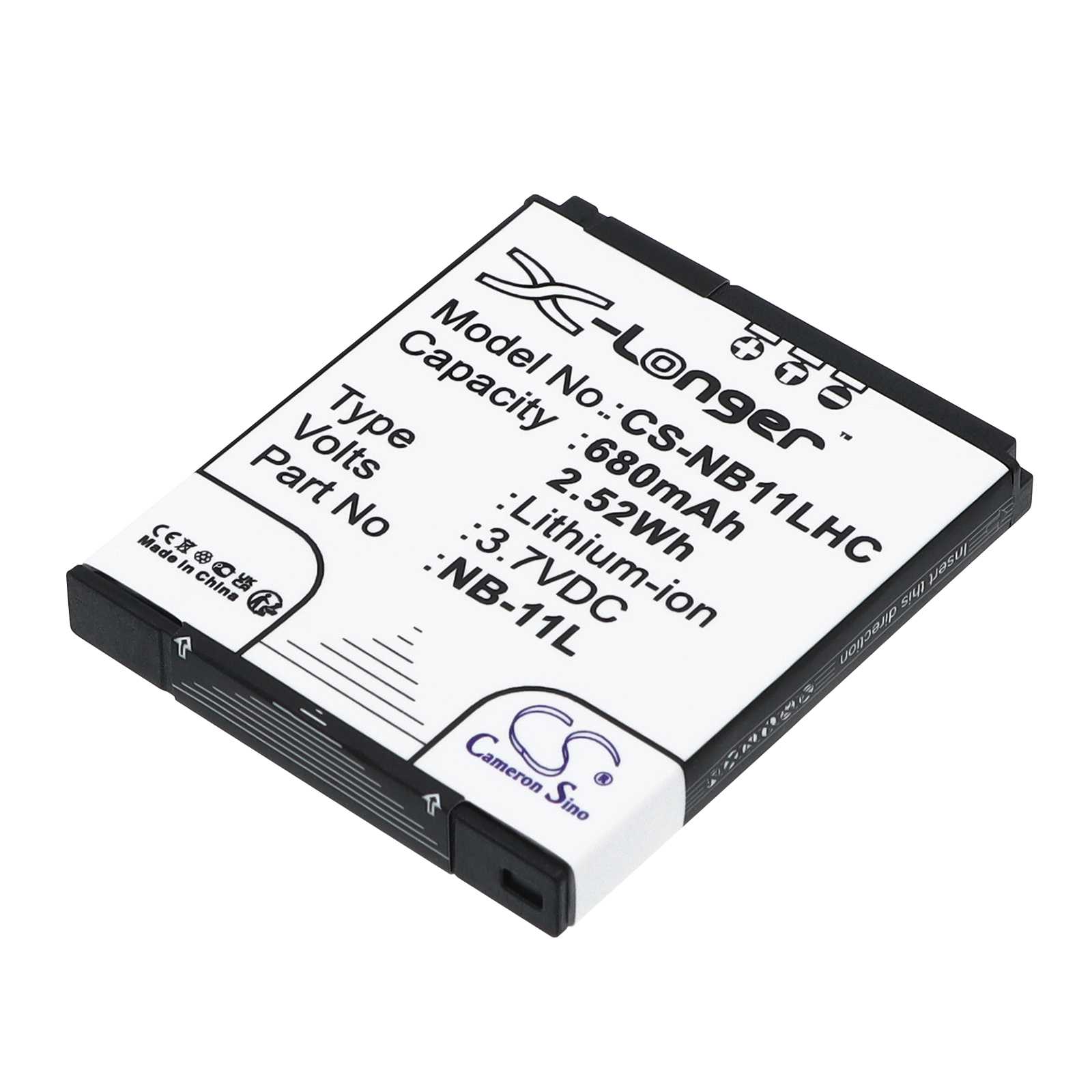 Batteria Li-ion 3.6V 1600mAh - CS-BP718MC