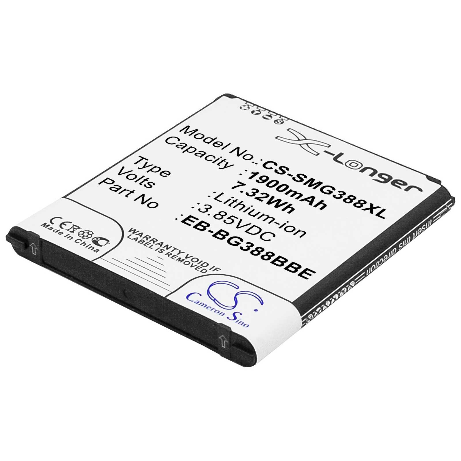 Batteria Li-Polymer 3.8V 2500mAh - CS-BRQ200SL