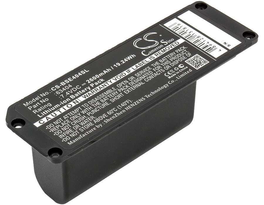 Batteria Li-ion 7.4V 3400mAh - CS-BSE404XL