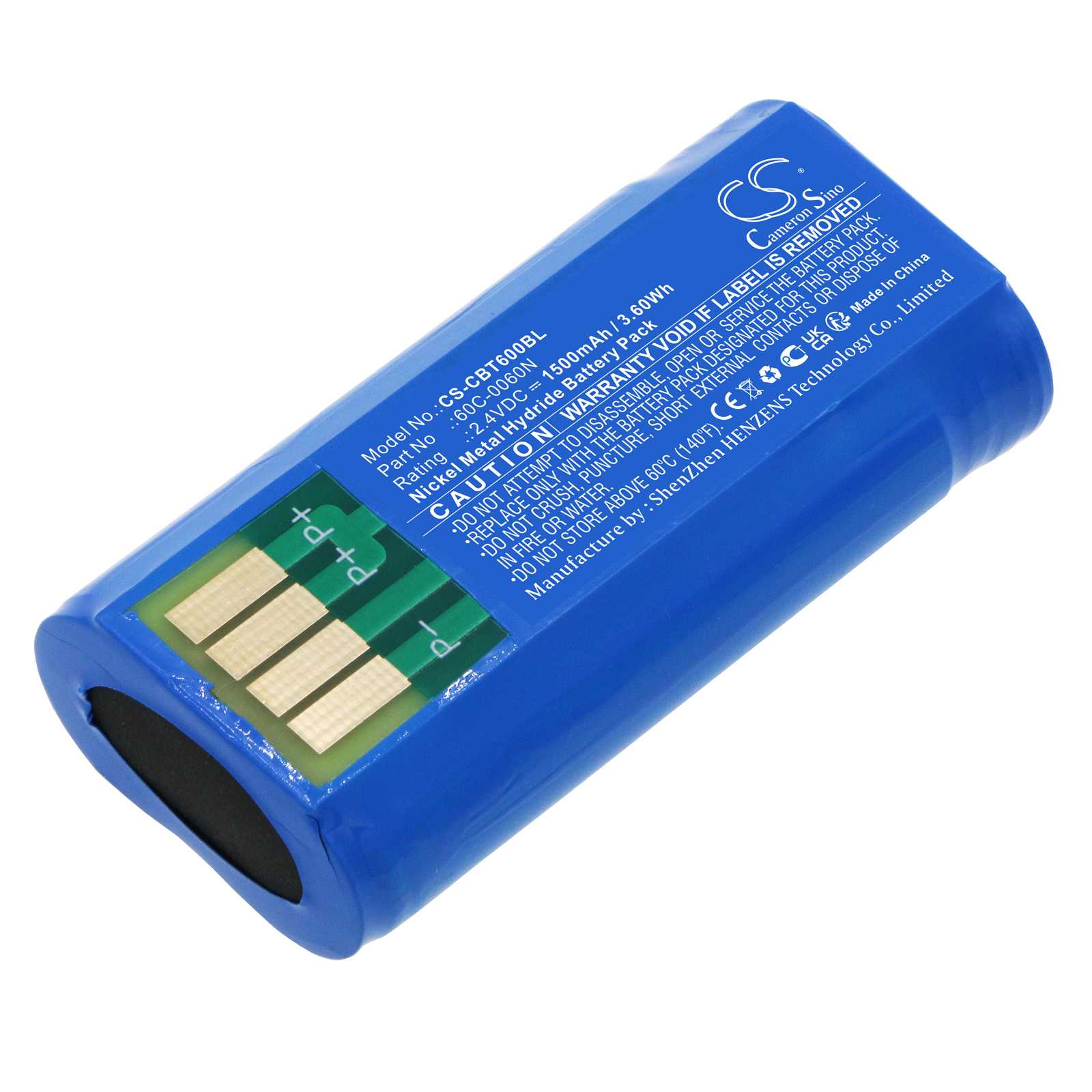 Batteria Ni-MH 12V 1500mAh - CS-CBT809BL