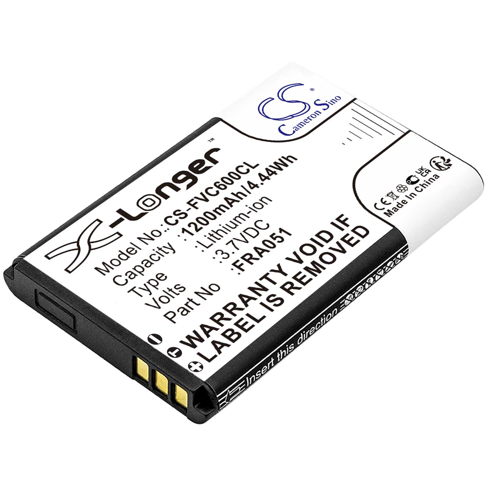 Batteria Li-Polymer 3.8V 2400mAh - CS-CIP881CL