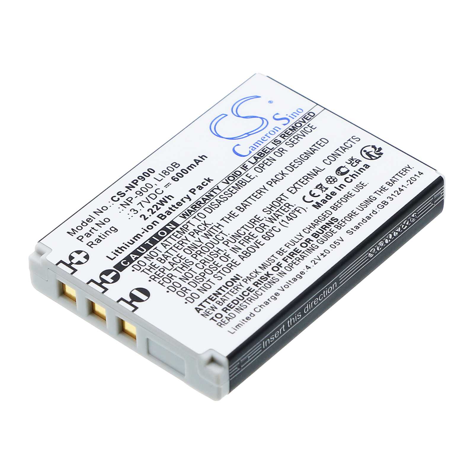 Batteria Li-ion 3.7V 700mAh - CS-DBL20