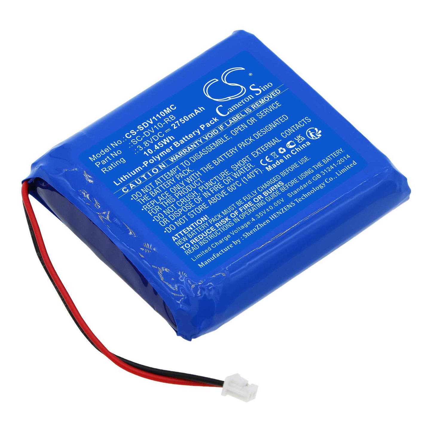 Batteria  11.55V
Discharge  - CS-DJR901RC